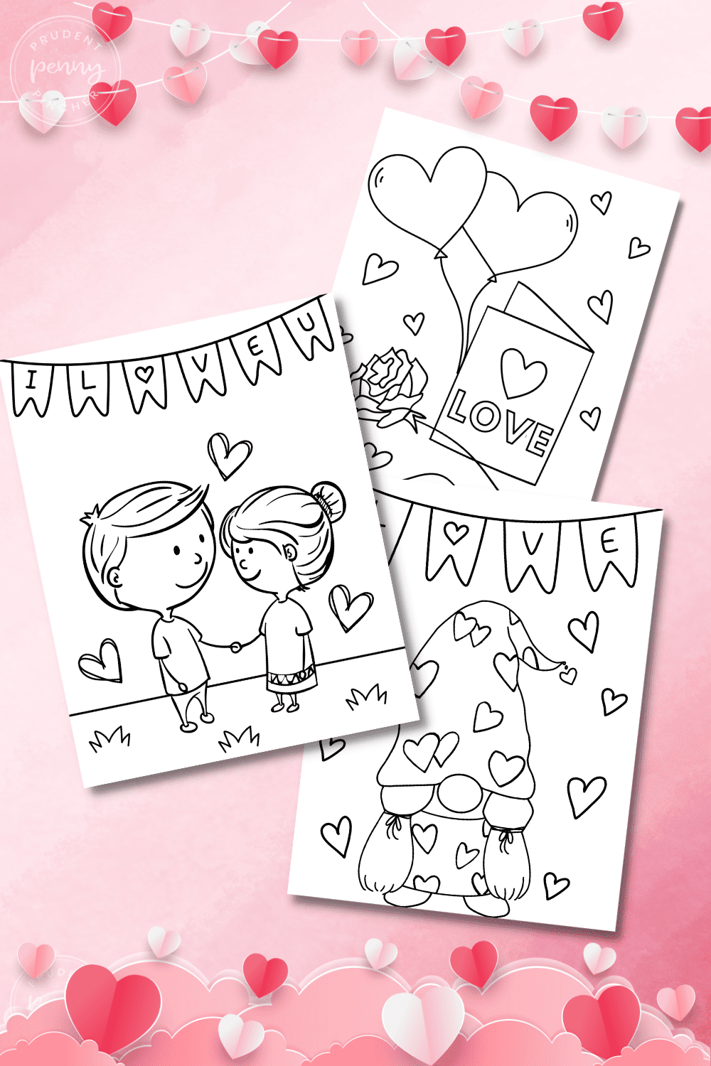 valentine's day coloring pages