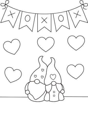 50 Free Valentine Coloring Pages for Kids - Prudent Penny Pincher