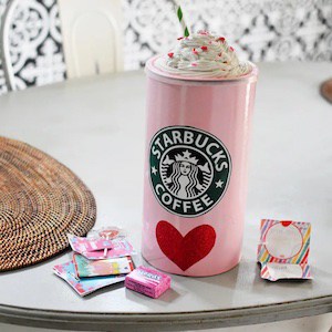 Starbucks Coffee Cup Valentine Box