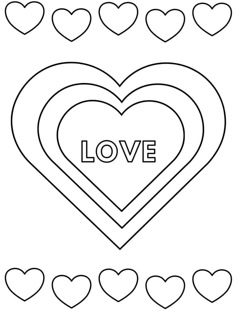 25 free heart coloring pages for kids prudent penny pincher