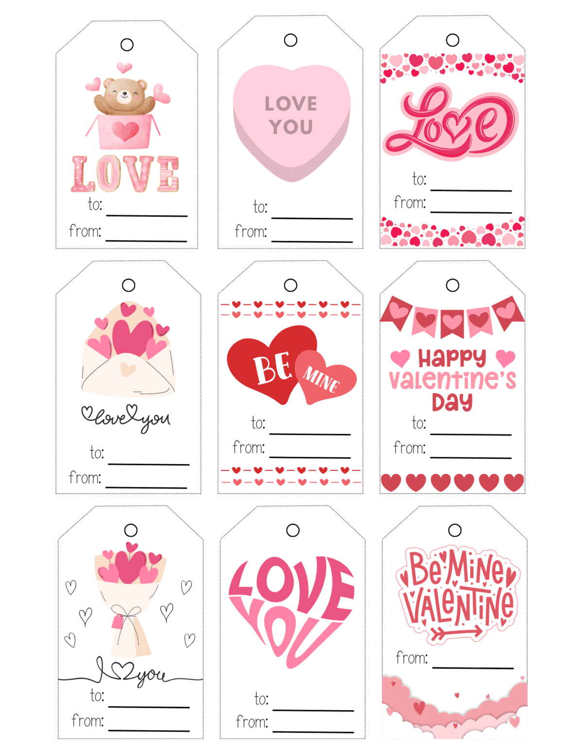 Valentine's Day printables