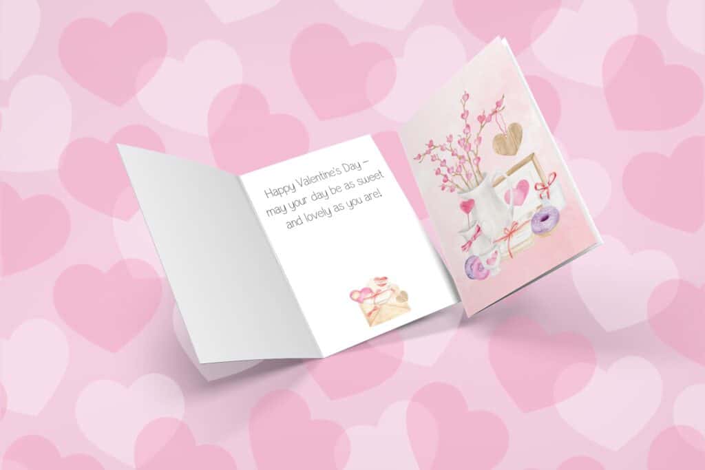 valentine decorations card