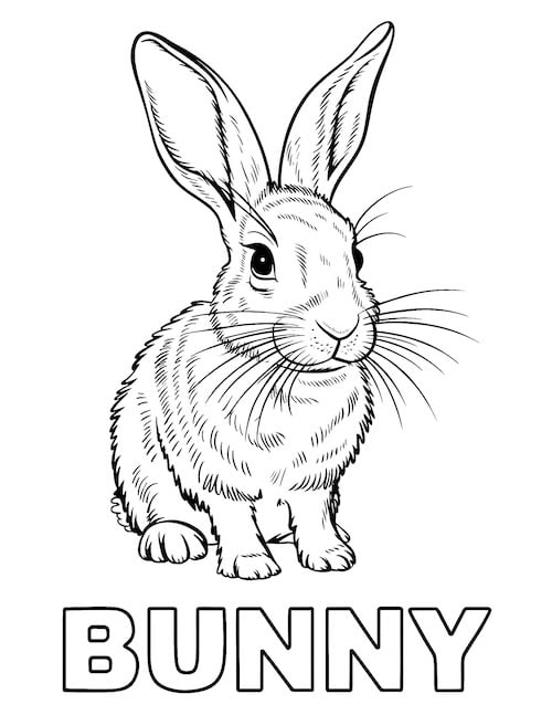 Realistic bunny