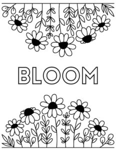 30 Free Printable Flower Coloring Pages for Kids - Prudent Penny Pincher