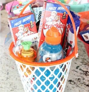 Sports Themed Basket