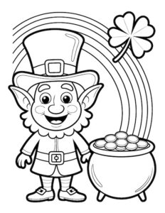 40 Free St Patrick's Day Coloring Pages for Kids - Prudent Penny Pincher