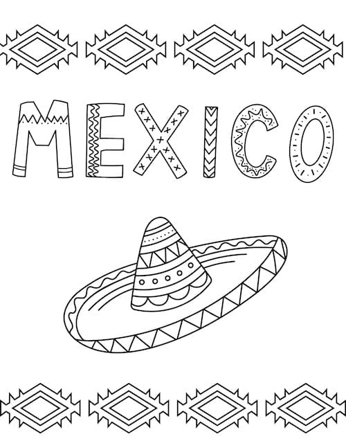 mexico patterned page