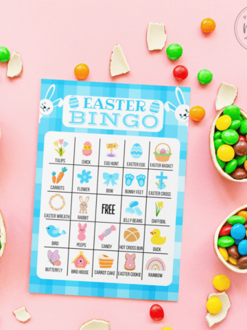 free printable easter bingo cards