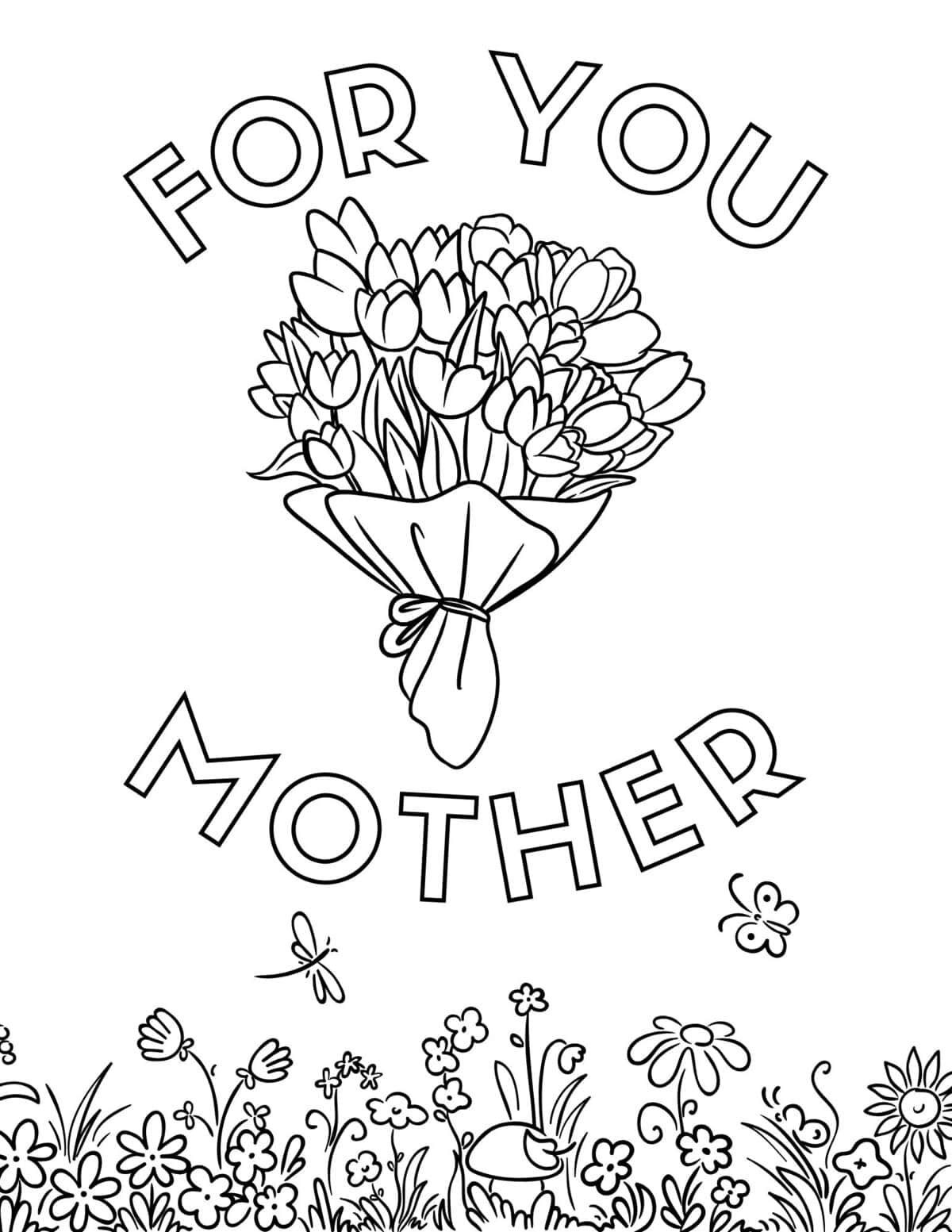 for you mother flower bouquet 