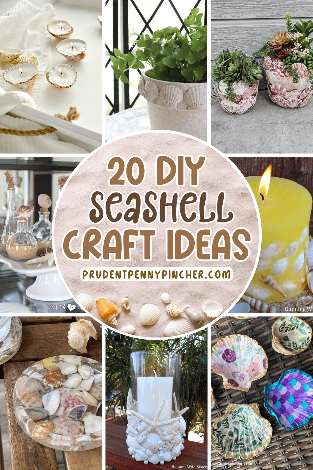 20 Easy DIY Seashell Crafts and Decor Ideas - Prudent Penny Pincher