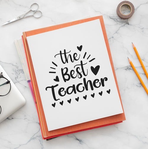 the best teacher notepad