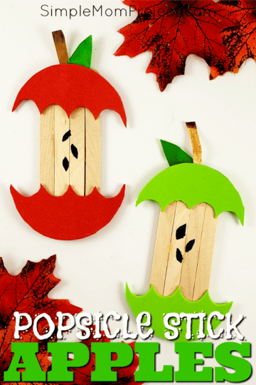 25 Fun and Easy Apple Crafts for Kids - Prudent Penny Pincher