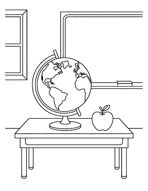 classroom coloring page