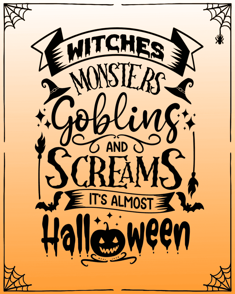 20 Free Printable Halloween Decorations - Prudent Penny Pincher