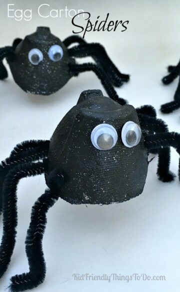 25 Fun Halloween Spider Crafts for Kids - Prudent Penny Pincher