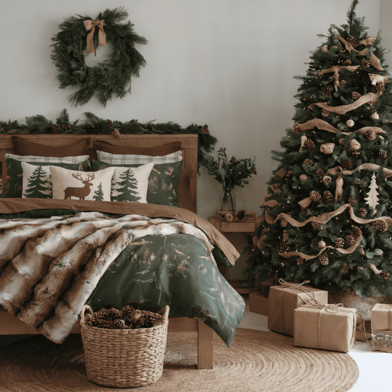 20 Cozy and Festive Christmas Bedroom Decor Ideas - Prudent Penny Pincher