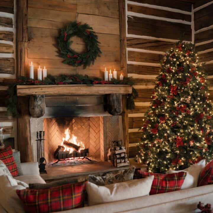 20 Festive Christmas Living Room Decor Ideas - Prudent Penny Pincher