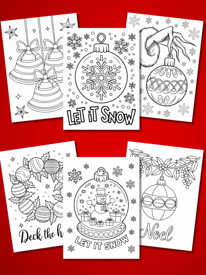 Free Printable Christmas Bookmarks for Kids to Color - Prudent Penny ...