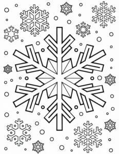 35 Free Printable Snowflake Coloring Pages for Kids - Prudent Penny Pincher
