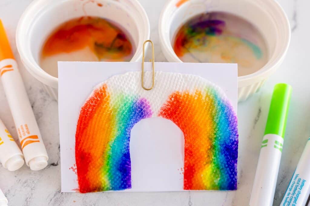 35 Fun and Easy Rainbow Crafts for Kids - Prudent Penny Pincher