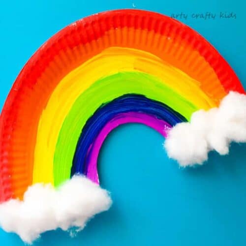 35 Fun and Easy Rainbow Crafts for Kids - Prudent Penny Pincher