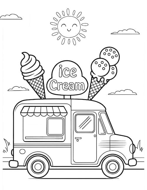Ice cream truck