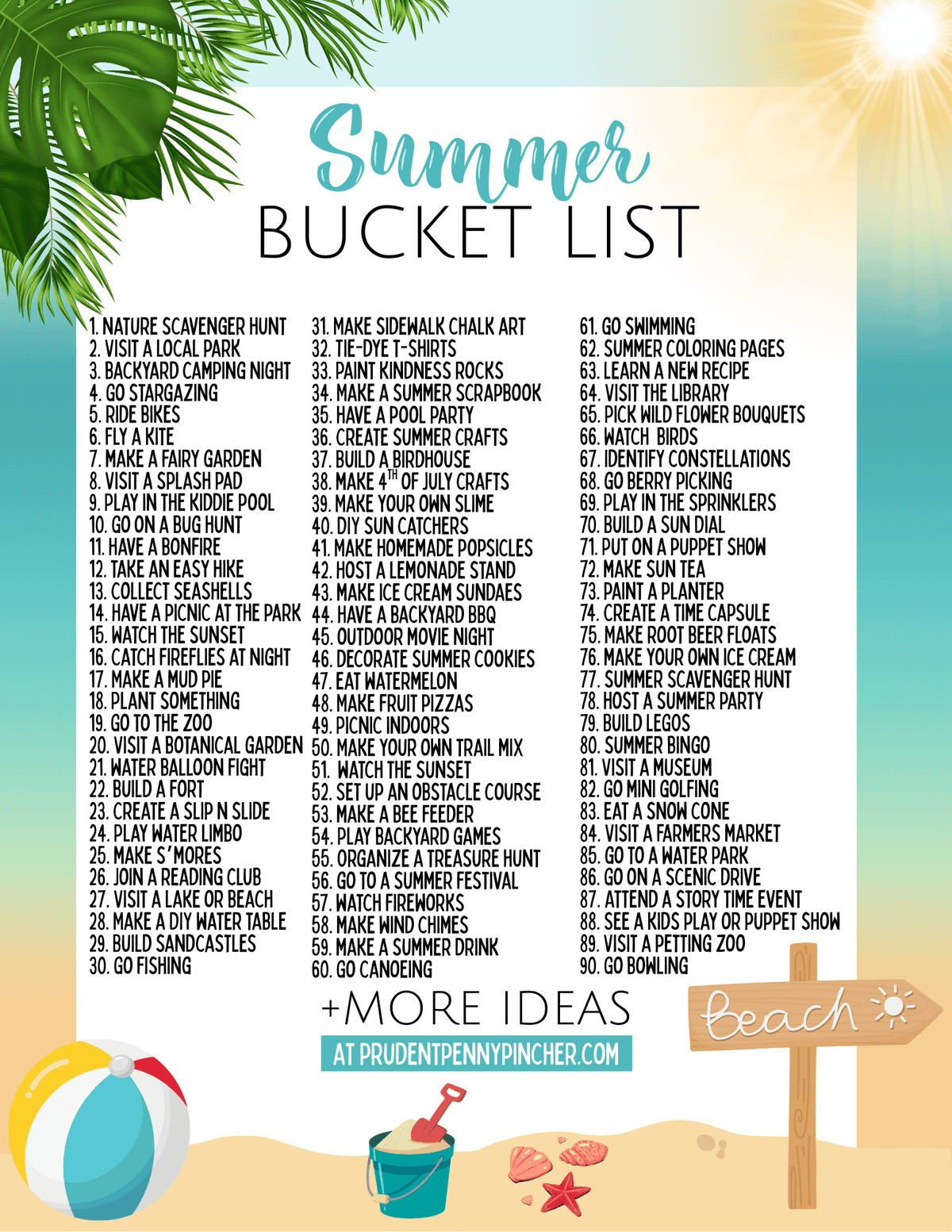 summer bucket list ideas