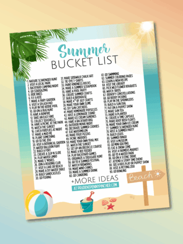 summer bucket list