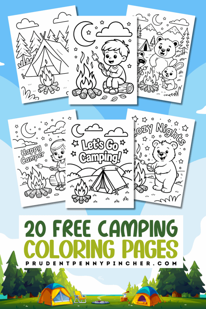 20 Free Printable Camping Coloring - Camping Coloring Pages 683x1024 