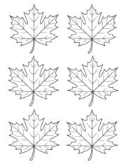 20 Free Printable Fall Leaf Templates for Kids - Prudent Penny Pincher