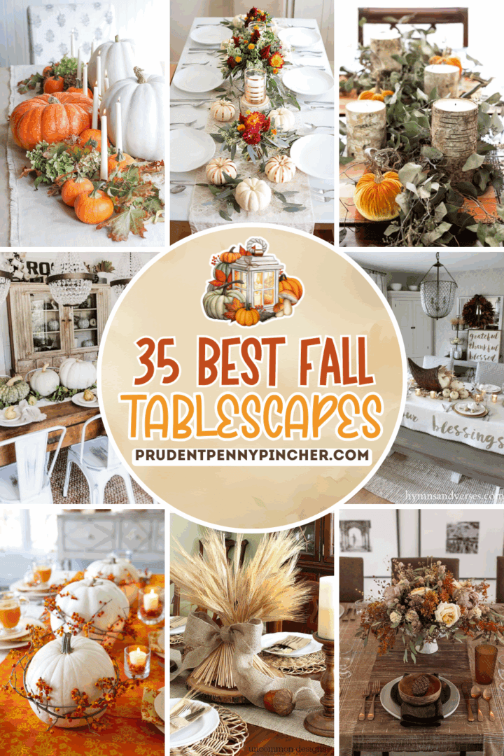 35 Best Fall Tablescapes - Prudent Penny Pincher