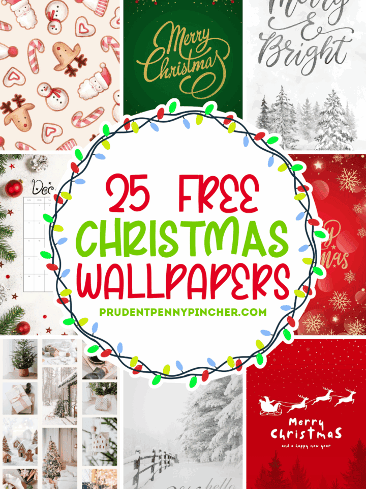 Free Merry Christmas Banner Printables - Prudent Penny Pincher