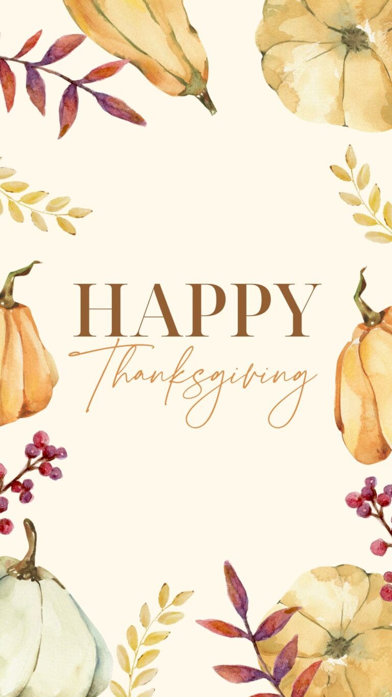 40 Free Thanksgiving Wallpapers for the Phone - Prudent Penny Pincher