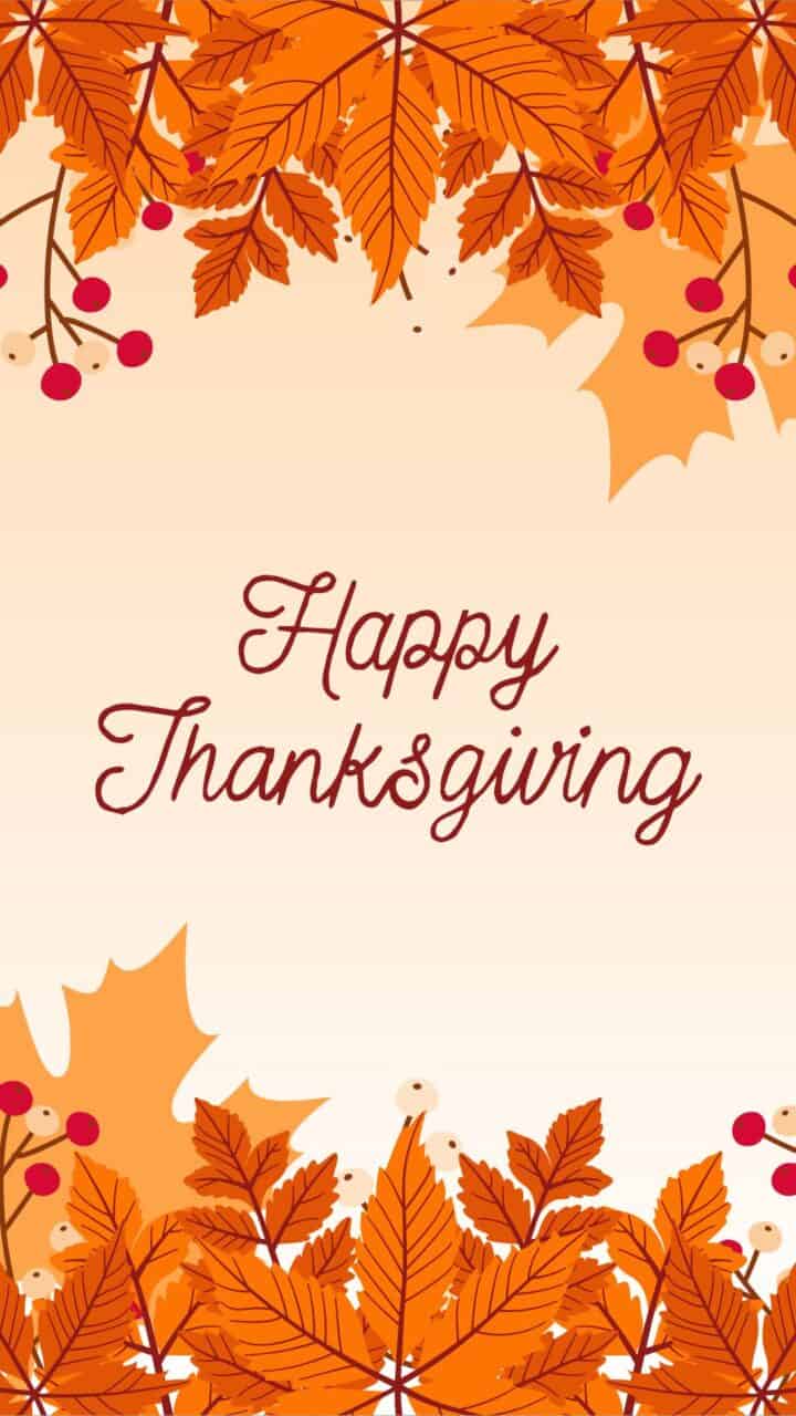 40 Free Thanksgiving Wallpapers for the Phone - Prudent Penny Pincher