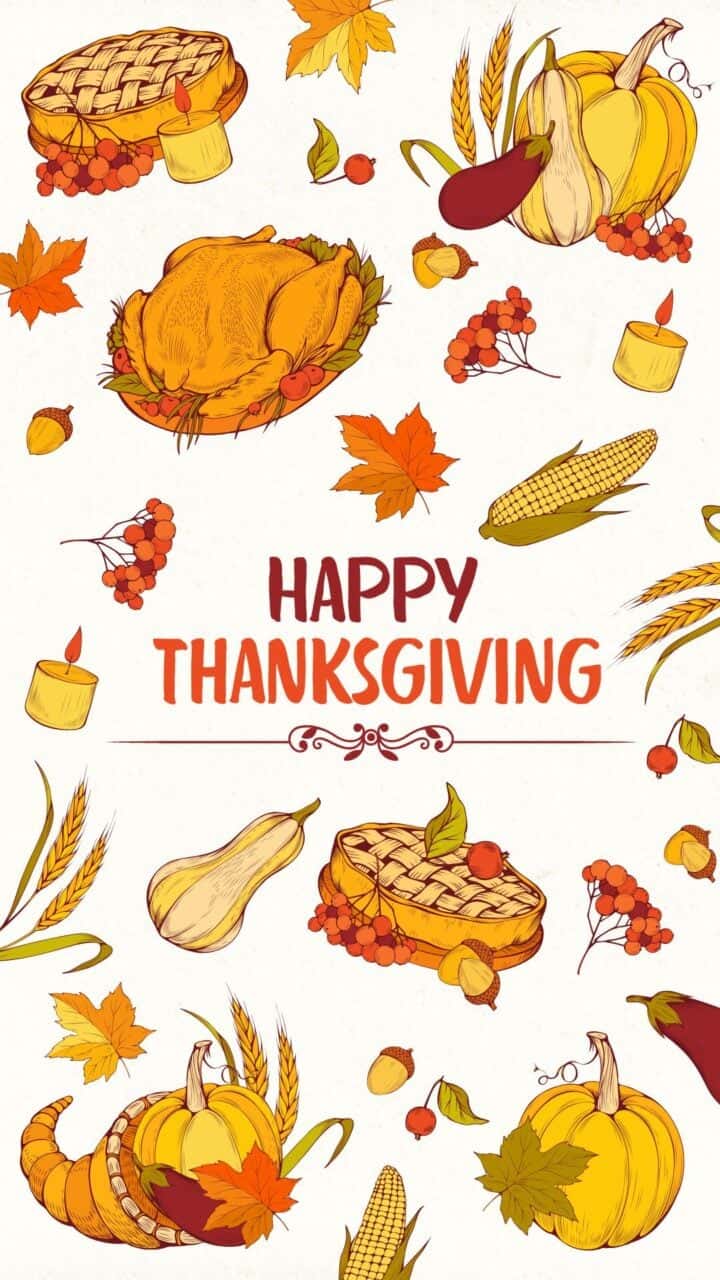 40 Free Thanksgiving Wallpapers for the Phone - Prudent Penny Pincher