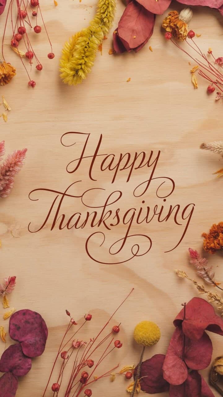40 Free Thanksgiving Wallpapers for the Phone - Prudent Penny Pincher