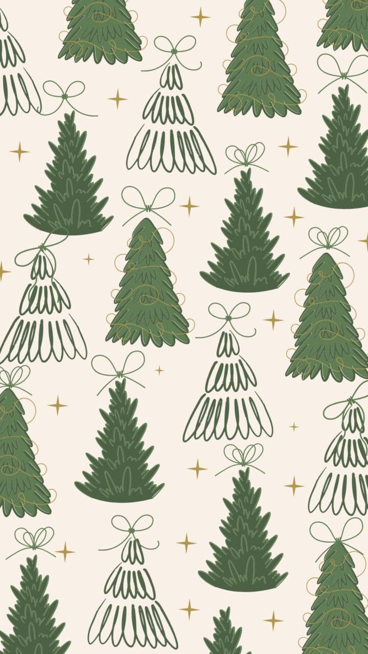 40 Free Phone Christmas Tree Wallpapers - Prudent Penny Pincher