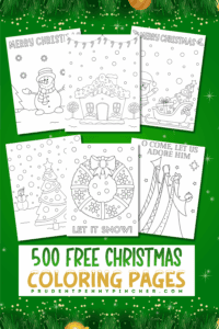 500 Free Christmas Coloring Pages - Prudent Penny Pincher