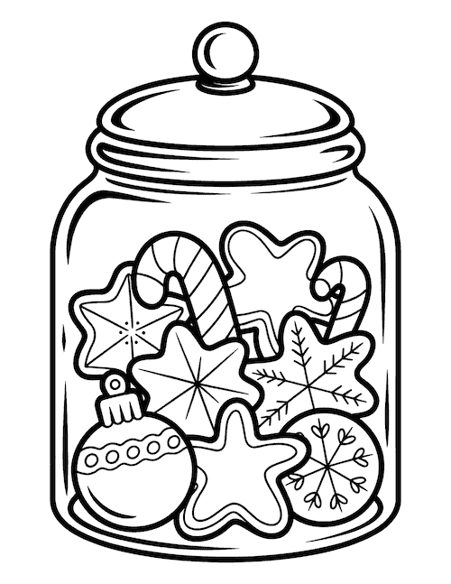 Jar of Christmas Cookies