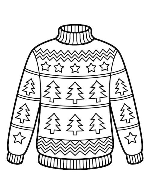 Festive Christmas Sweater Pattern