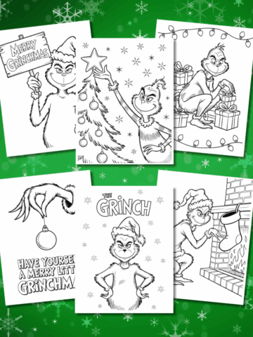 grinch coloring pages