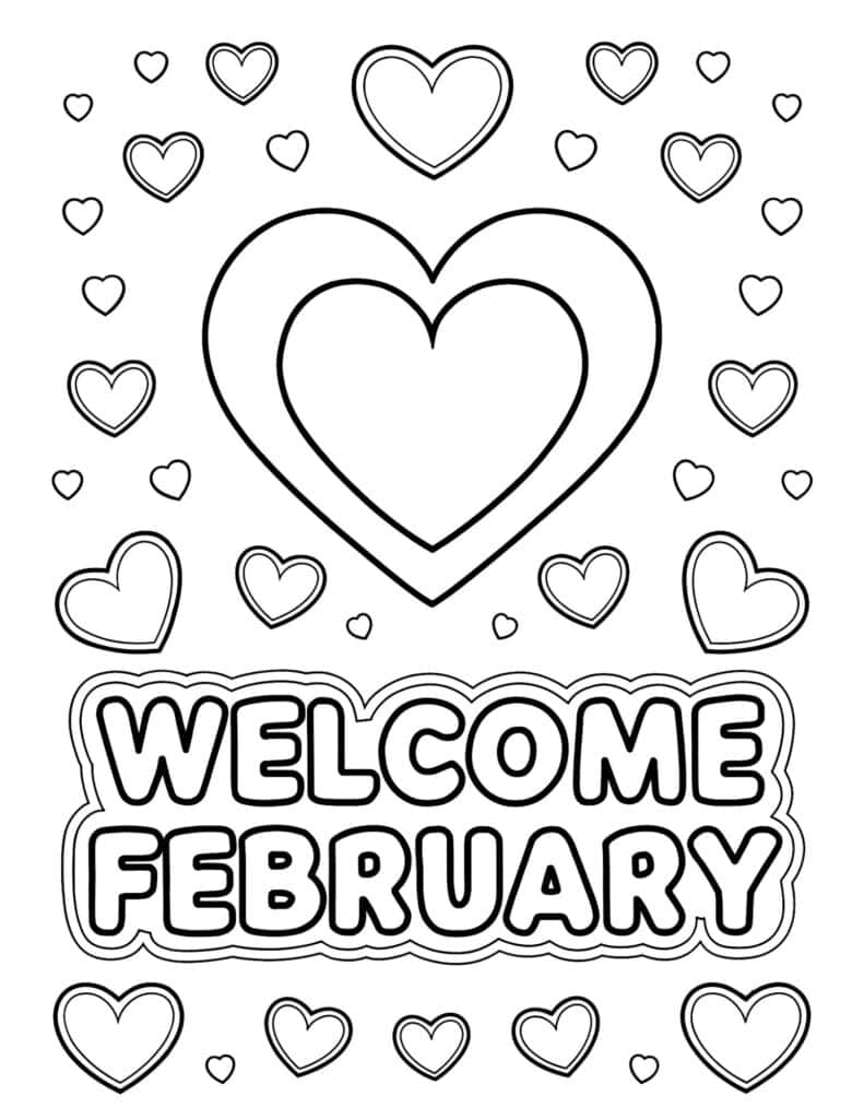 Welcome February Hearts