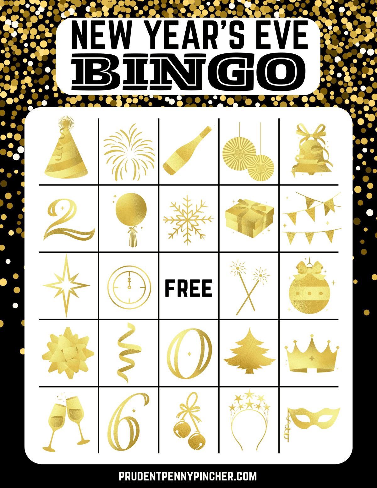 bingo card printable