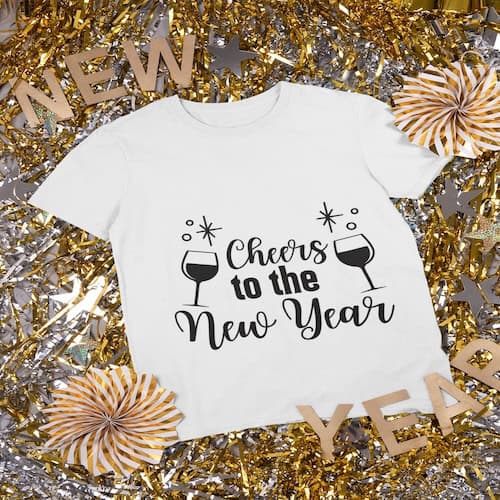 White t-shirt that says