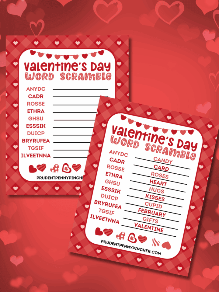 10 Free Printable Valentine Cards for Kids - Prudent Penny Pincher