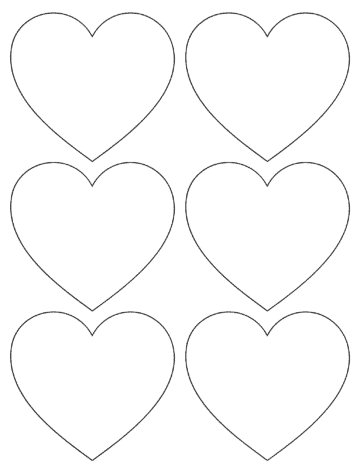 Free Printable Heart Templates for Kids - Prudent Penny Pincher