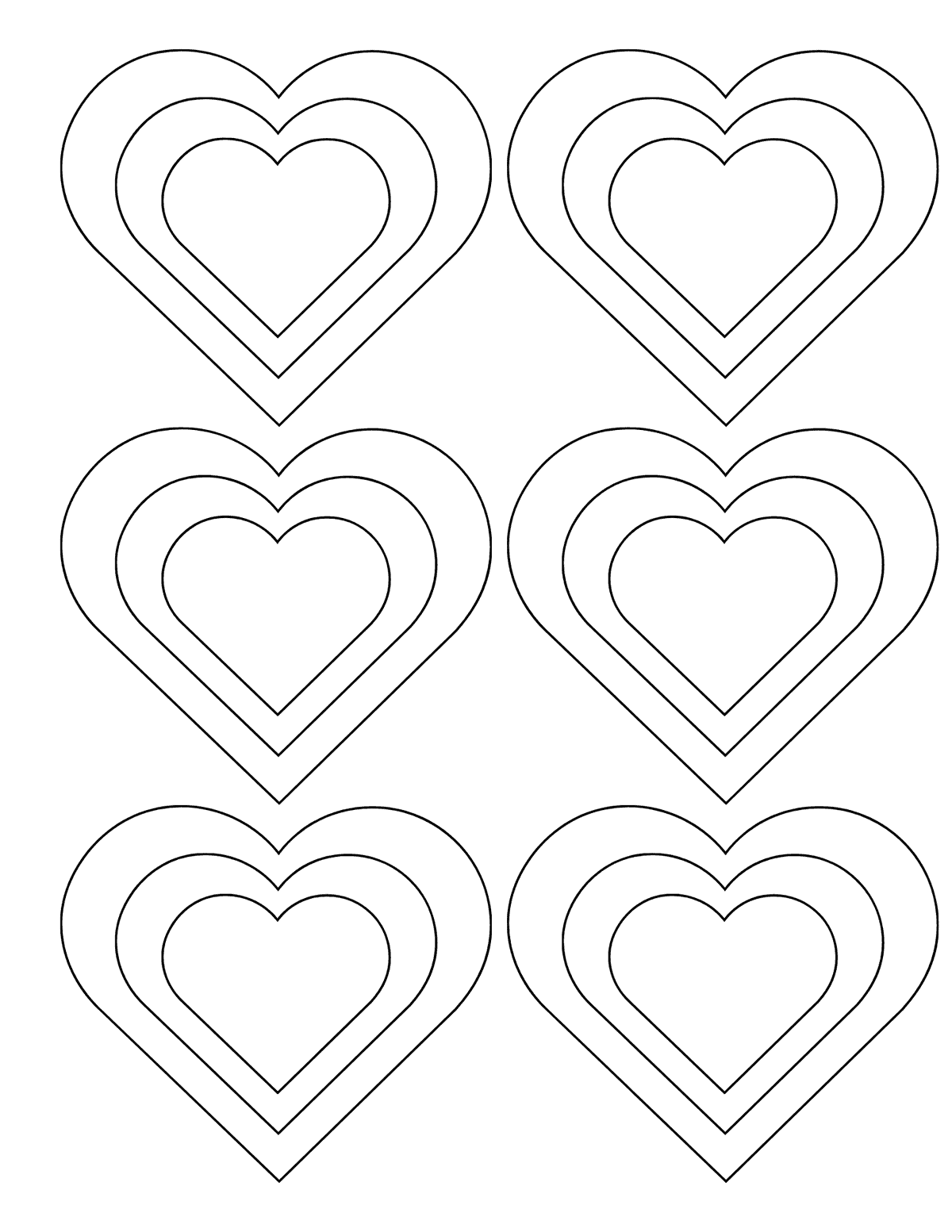 Triple layer heart set