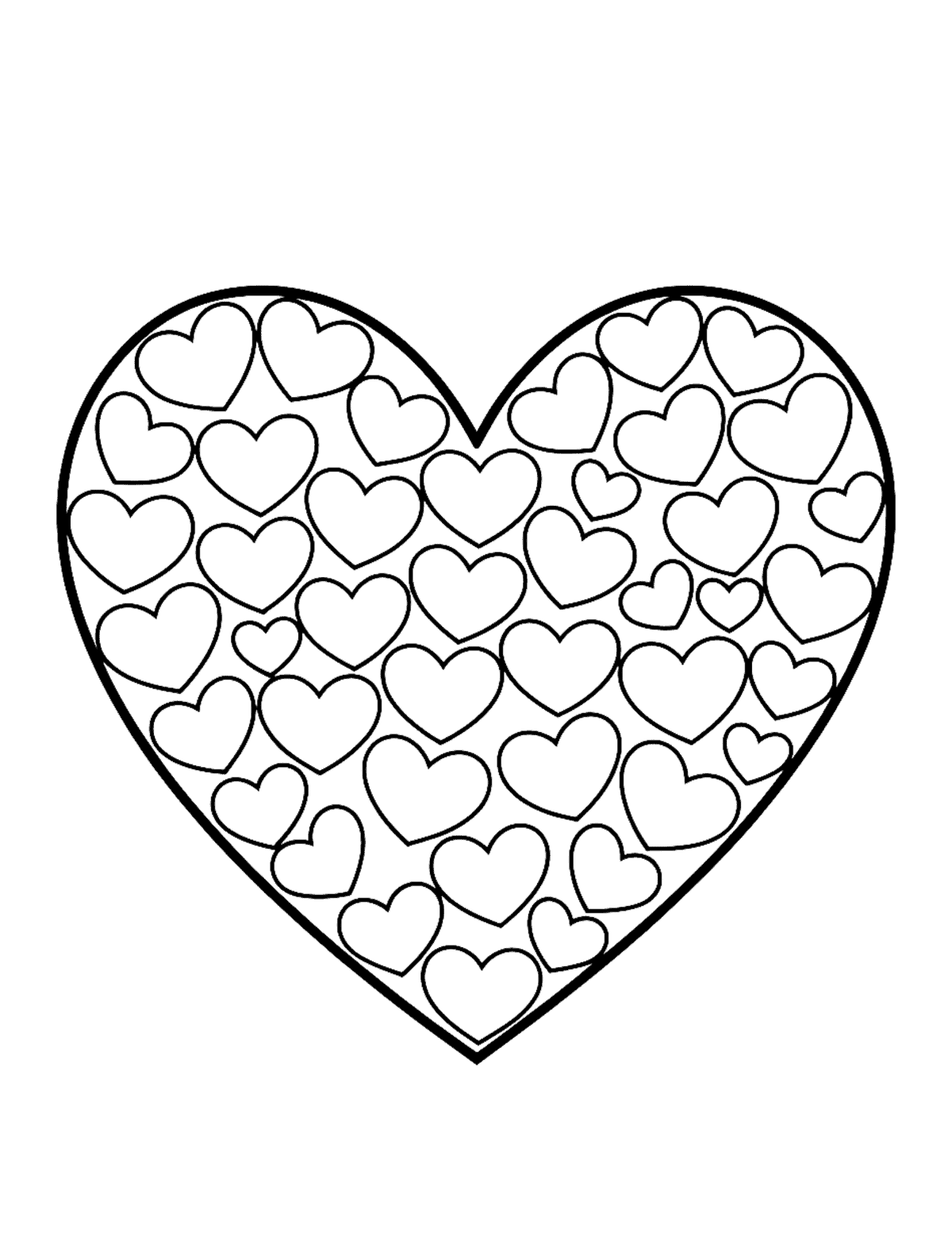 patterned heart