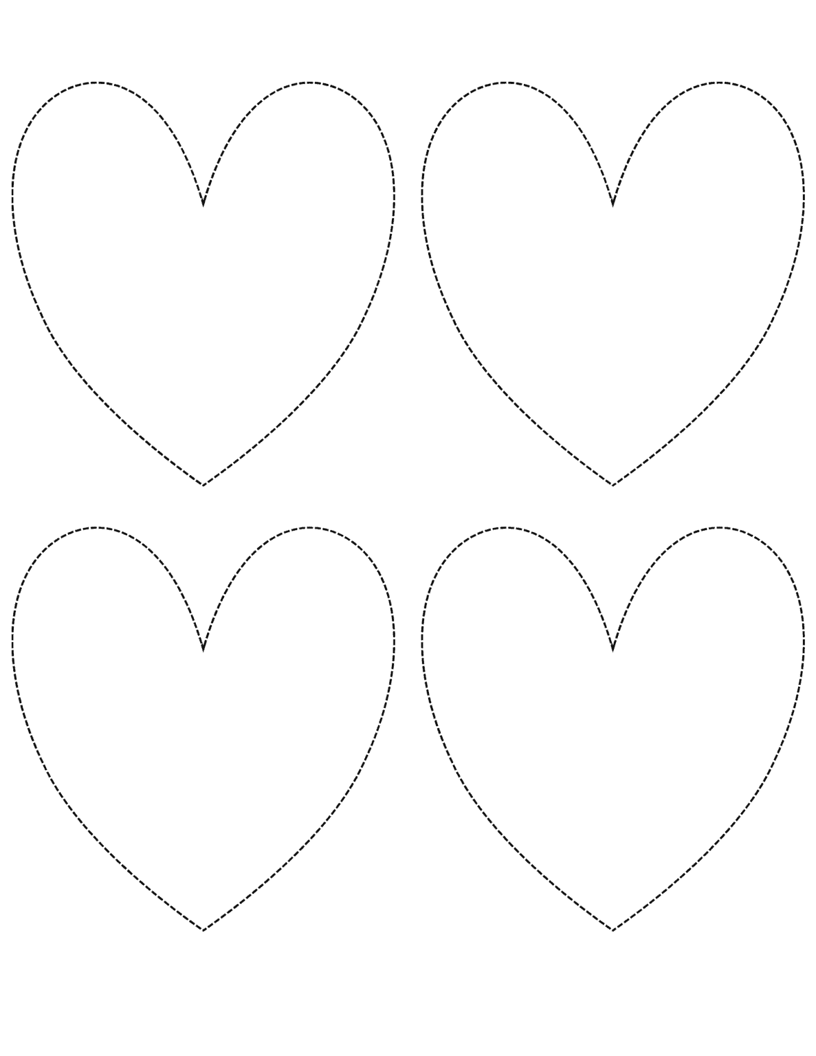 Free Printable Heart Templates for Kids - Prudent Penny Pincher
