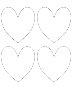 Free Printable Heart Templates for Kids - Prudent Penny Pincher
